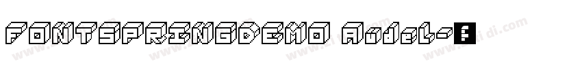 FONTSPRINGDEMO Audel字体转换